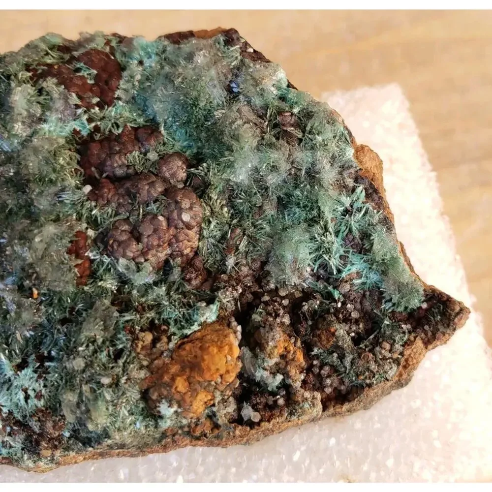 Aurichalcite Goethite Calcite Cerussite, Mapimi Durango Mexico 78g Estate